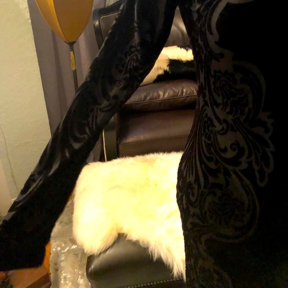 Design Lab (Lord & Taylor) black velvet dress - Picture 6 of 8